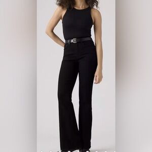 Levi’s 726 HIGH RISE FLARE WOMEN'S JEANS | color: black | size: 25